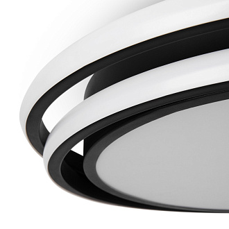 Светильник 50 см, 98W, 3000-6000K Freya Lisoa FR10031CL-L98B, черный