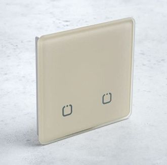 Радиовыключатель сенсорный HiTE PRO SN-R2 (Слоновая кость, закругленные углы) HPSW-SNR2-IV