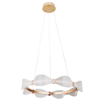Люстра 60*11 см, 1 LED*28W, 4000 К, Arte Lamp Grace A1868SP-1PB, Латунь