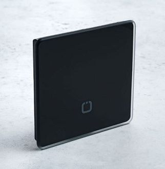 Радиовыключатель сенсорный HiTE PRO SN-R1 (черный, закругленные углы) HPSW-SNR1-BL