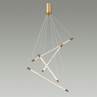 Светодиодный светильник 70 см, 30W, 3000K, Odeon Light SPARKY 4369/40L, золото