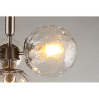 Подвесная люстра 40*50-150 см, 4*E27, 60W, Aployt Lora APL.728.16.04, латунный