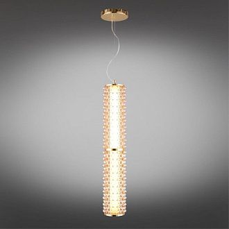 Подвесной светильник 15*105-210 см, 1*LED, 29W, 3000K, Aployt Ozann APL.331.26.29, золотой