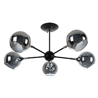Люстра потолочная Arte Lamp Brooke A2708PL-5BK, диаметр 75 см, черный