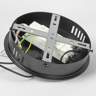 Люстра подвесная 60*150 см, 2*LED*20W 4000K черный Lussole Bradford LSP-7160