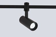 Трековый светильник для гибкой магнитной системы 12 см, 9W, 2700-6500K, Crystal Lux Trace 48V CLT 0.37 003 9W BL SMART, черный