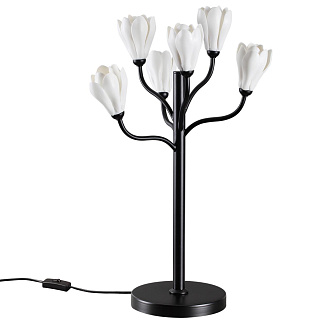Настольная лампа 6*G4 LED*5W Odeon Light Gardi 5090/6T, черный матовый