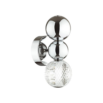 Светодиодный светильник 29 см, 4W, 4000K, Odeon Light CRYSTAL 5007/4WL, хром