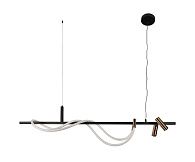 Подвес 145*150 см, LED 94W, 3000K Кайли черный/бронза Kink Light 08039K-140A,19(20)
