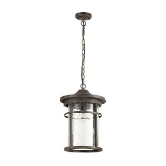 Уличный подвесной светильник Odeon Light Virta 4044/1 черный/патина