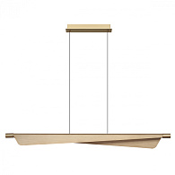 Светильник 127 см, 24W, 3000K, Odeon Light 7017/24LB, брашированная латунь