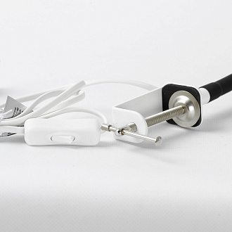 Настольная лампа 29*40/70 см, 1*E14 черный Lussole Escambia LSP-0717