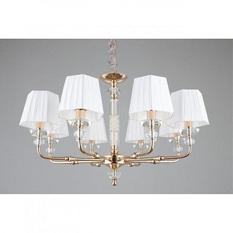 Подвесная люстра 80*70-140 см, 8*E14, 40W, Aployt Silvian APL.719.03.08, золотой