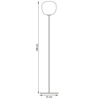 Торшер 1x12W(led) E27 белый/матовый Grazia Lightstar 608716