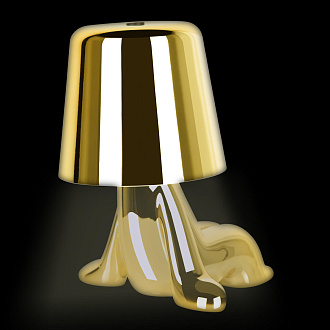 Настольная лампа 14*16 см, 1*LED*3W LOFT IT Brothers 10233/D Gold золото