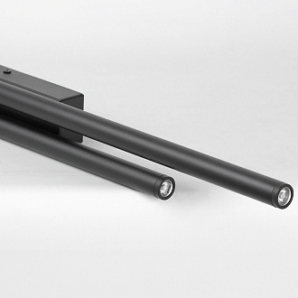 Бра настенное 5*70-70 см, 1*LED, 8W, 3000K, Lussole Bridgeport LSP-7359, черный