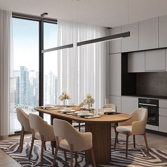 Светильник подвесной диммир. со сменой цв. температуры (управл. - пульт ДУ или прилож. Smart Life) 120,04*1,04*206- см, 2*LED*36WW, 3000-5700K, Novotech Iter NOV359546, черный