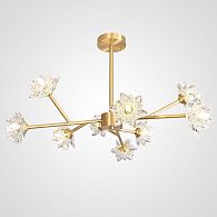 Люстра на штанге LOTOS TWO D80 80*80*38 см, 9*G9*40W, ImperiumLoft LOTOS-TWO01, Золотистый