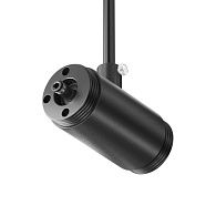 Прямой коннектор с вводом питания Maytoni Shelf CA013IC-P-B, черный