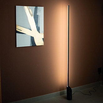 Напольный светильник 10*180 см, 28W 3000K черный Mantra Marmol 8513
