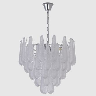 Подвесная люстра 56 см, Crystal Lux FONTAIN SP10 CHROME, хром