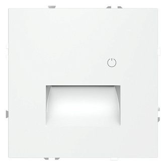 Подсветка светодиодная встраиваемая Voltum S70 с датчиком, белый матовый пластик Soft touch VLS070702