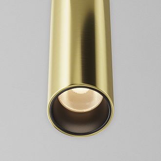 Трековый светильник  TR155-1-5W3K-BS **-30 см, *LED*5W, K, Maytoni technical FLARITY TR155-1-5W3K-BS, Латунь