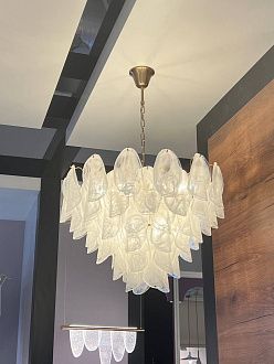 Каскадная люстра 75*50,2 см, 12*E14, 480W, Crystal Lux Emilia SP12 GOLD золотой