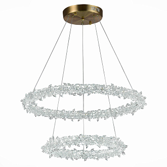 Люстра подвесная 60 см, 80W 3000 - 6500K ST LUCE Lucchero SL6105.203.02 Золотистый