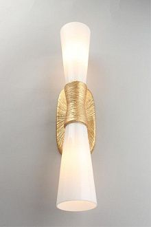 Бра 13*12*58 см, 2*E14, 40W, Aployt Hloya APL.800.01.02, золотой
