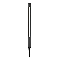 Грунтовый светильник 4*76,5 см, 1*LED, 8W, 3000К, Favourite Lance 4394-1T черный