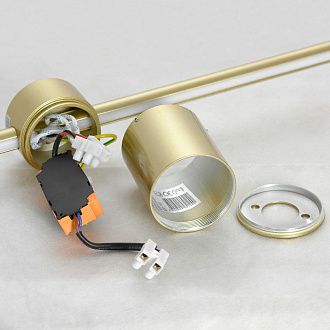 Бра Lussole LSP-7037, 91*6 см, матовое золото