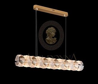 Люстра 9379-1200, L1200*150 / H150 LED, 60W, 3000K, Alva Donna, Золото шампань