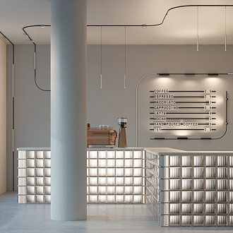 Трековый магнитный светильник 30 см, 8W, 2700K, Maytoni Basis TR192-1-8W2.7K-B, черный