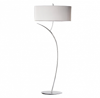 Торшер Mantra Eve 1139 овальный абажур хром