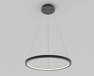 Подвесная люстра 80 см, 40W, 3000K, Italline IT013-6028 black 3000K, черный