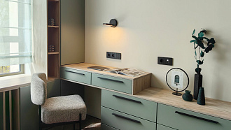 Бра Maytoni Fad MOD070WL-L8B3K, 8W LED, 3000K, черный