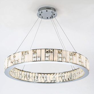 Подвесная люстра 80x50см, LED, 45Вт, 3000 / 6000K, Modelux ML.6985.800P CR Хром
