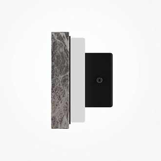 Настенный светильник 30 см, 8W, Maytoni Basic Texture MOD461WL-L8GRK, серый