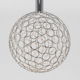 Подвесной cветильник 20*20*178- см, *LED*5W, 3000K, Eurosvet Gemini, 90353/1 хром, 4690389210136