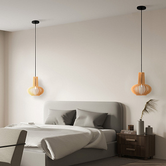 Подвесной светильник  29*15*21,5 см, E27 1 40W, К, Черный Maytoni Roots MOD193PL-01W