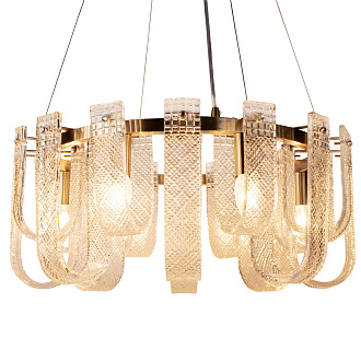 Подвесной светильник 56*25 см, 12*E14 LOFT IT Jersey бронза 10296/600