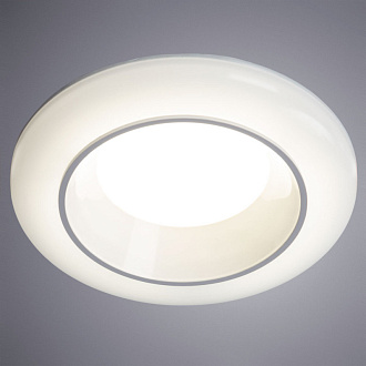 Встраиваемый светильник 12 см, 12W, 4000К Arte Lamp Alioth A7992PL-1WH, белый, вр 10 см
