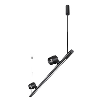 Светильник 120 см, 14W+14W, 4000K, Novotech 359309, черный