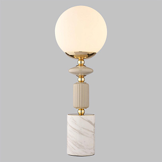 Настольная лампа 18*18*45 см, 1*E14 Lumion Vivien 6580/1T французское золото, серый