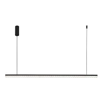 Подвесной светильник 125,5*2,6*-150 см, *LED, 32W, 4000K, ST-Luce Euclidics SL1018.423.01, черный