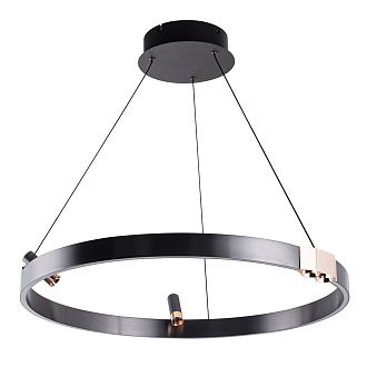 Подвесной светильник 10*60 см, 1*LED, 30W, 3000K Arte Lamp Cesare A1993SP-30BK, Черный