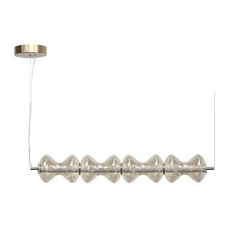 Подвесной светильник 90*14*-200 см, 1*LED, 22W, 3000K, ST-Luce Spine SL6136.223.01, золотой
