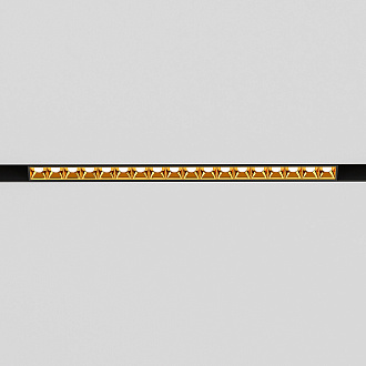 Трековый светильник LED 18W, 4000 К, 32,6*2,2*4,3 см, черный/золото, Elektrostandard Slim Magnetic 85104/01