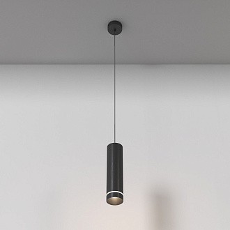 Светильник 8 см, 12W, 4000K, Maytoni Pendant Orlo P085PL-12W4K-B, черный
